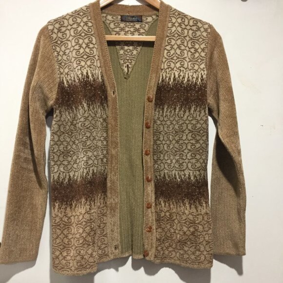 VINTAGE TEACHER COLLECTION SWEATER CARDIGANS SIZE S - Picture 2 of 2